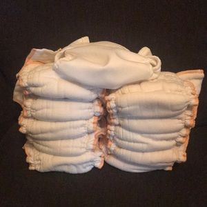 Newborn Cloth diaper fitted and cover